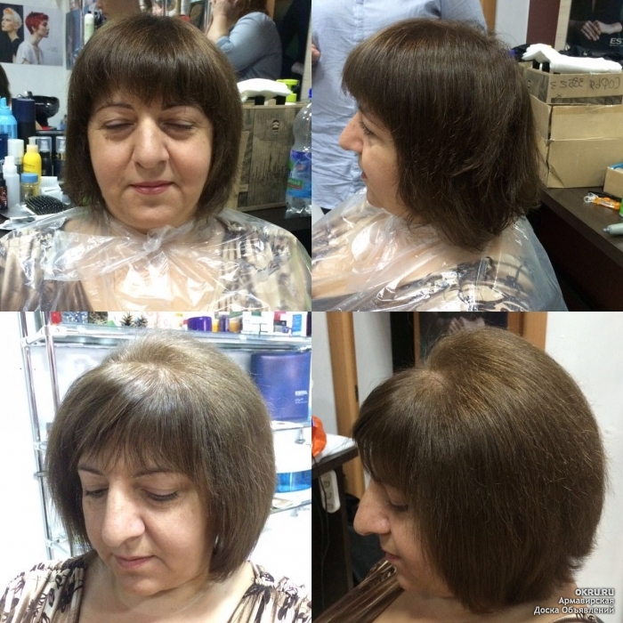 Прикорневой объем волос клипсами фото до и после на короткие