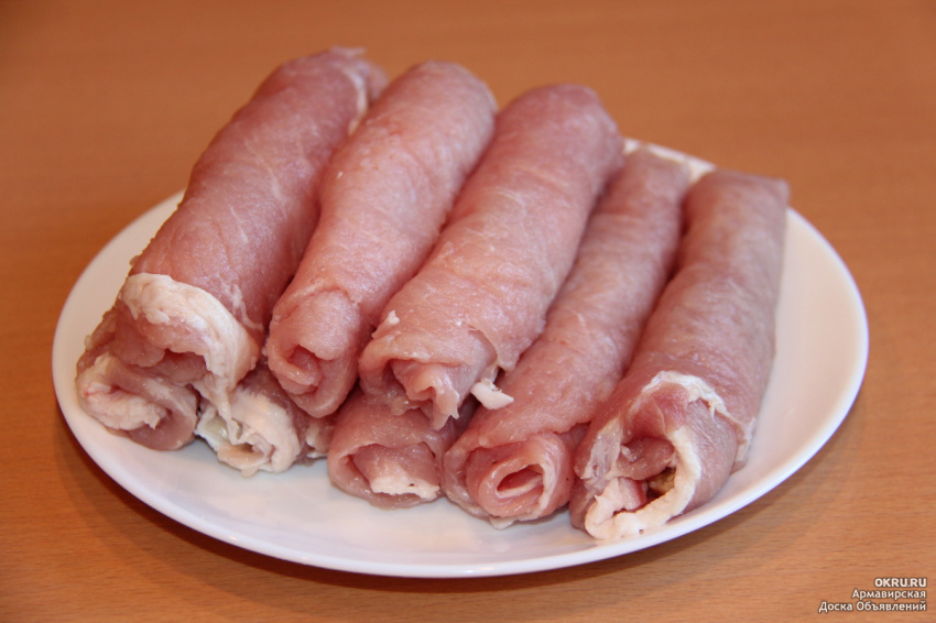 Как приготовить пальчики из свинины с начинкой пошаговый рецепт с фото